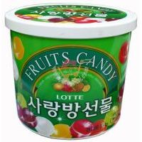 韩国乐天爱心彩果糖209g