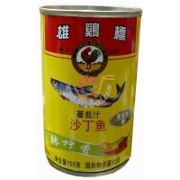 雄鸡标蕃茄汁沙丁鱼（辣柠香）155克