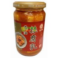 江记麻油辣腐乳340克