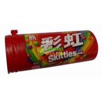 彩虹(箭牌)原果味彩虹果汁糖(原果味~粒状~硬塑料盒/桶)11462_30克